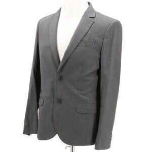 Armani Exchange Men's Gray Button Front Blazer Suit Jacket - Retail $295 - NWT